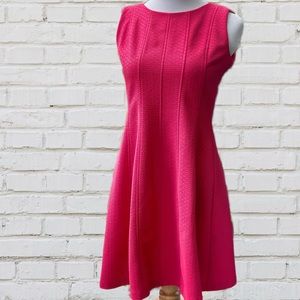 Pink Circle Skirt Dress